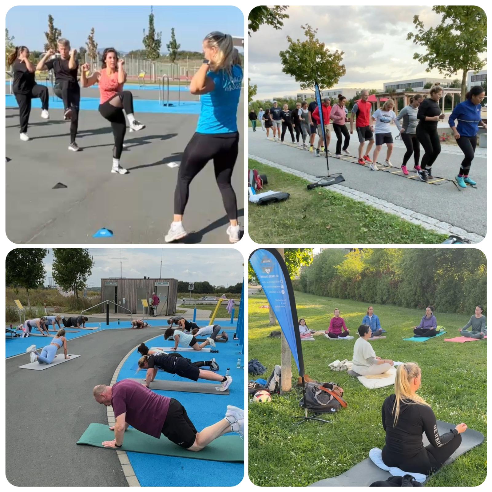 Mitarbeiter nehmen an Community Trainings teil